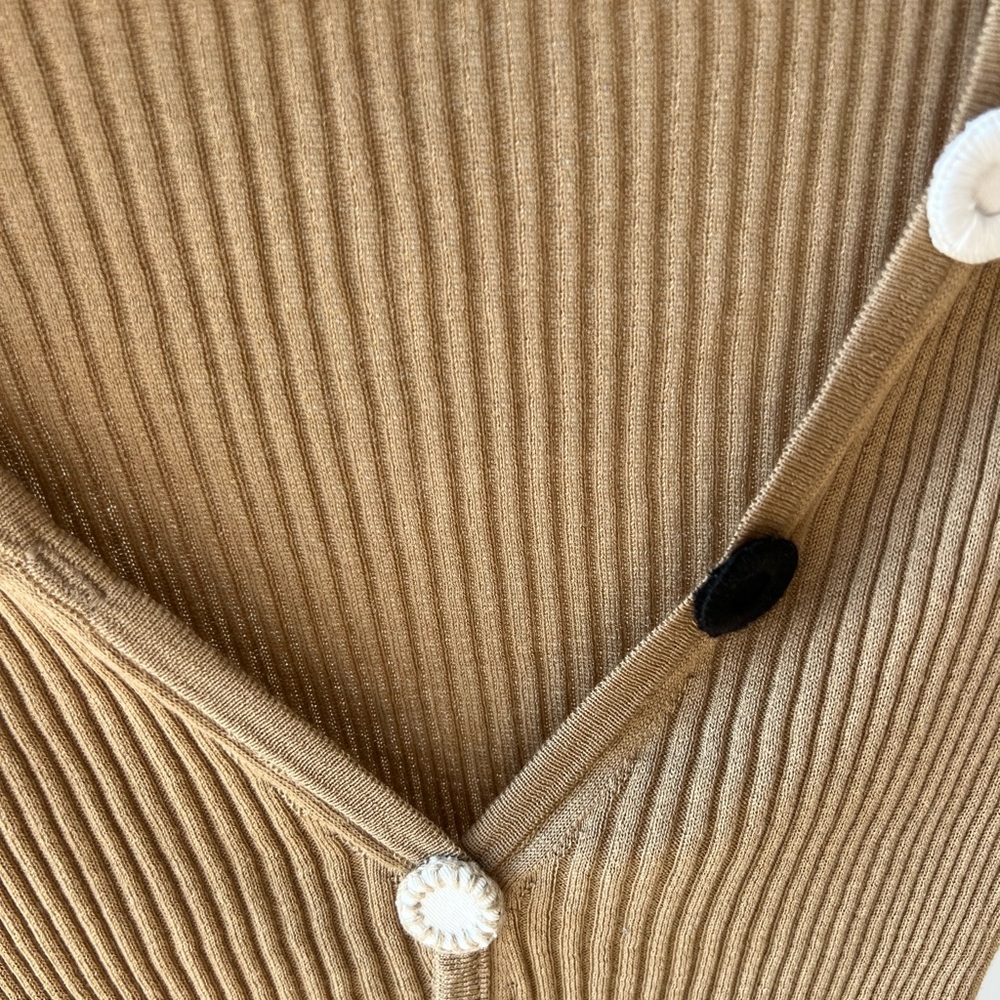 Jacquemus Brown Le Cardigan Tordu Cardigan - Picture 4 of 10